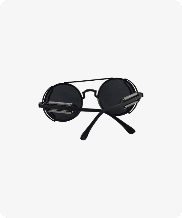 Steampunk Round Vantage Stylish Sunglasses - Image 2